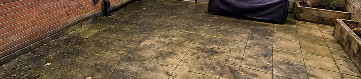Patio Cleaning — before